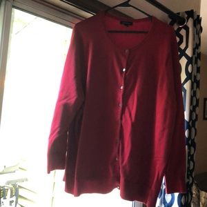 Long sleeve cardigan sweater